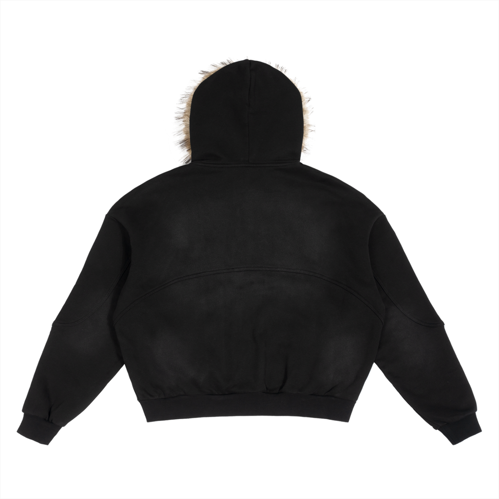 Chronicle Hill Sun Fade Detachable Fur Hoodie