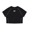 Chronicle Hill Stitch Raglan Cropped T-Shirt