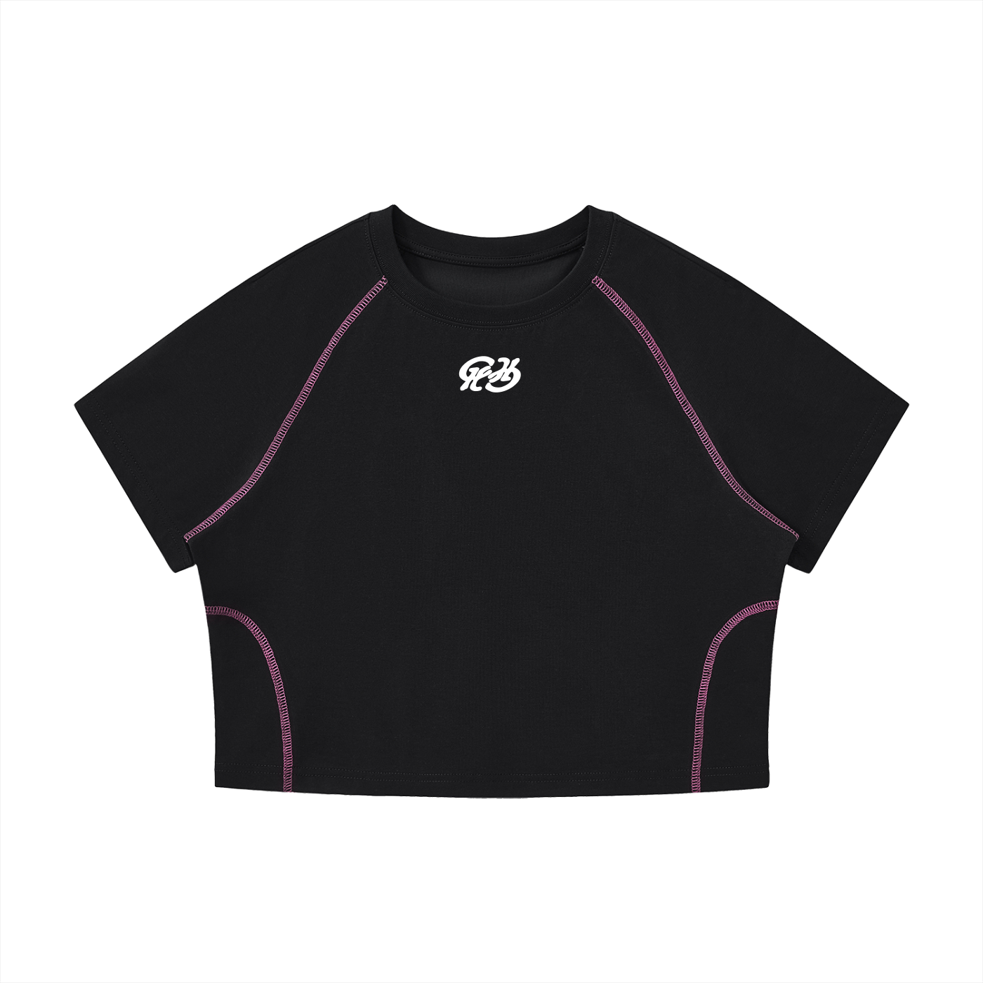 Chronicle Hill Stitch Raglan Cropped T-Shirt