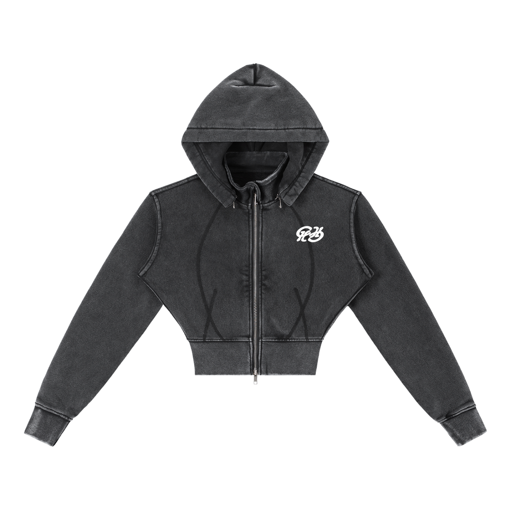 Chronicle Hill Vintage Cropped Hoodie