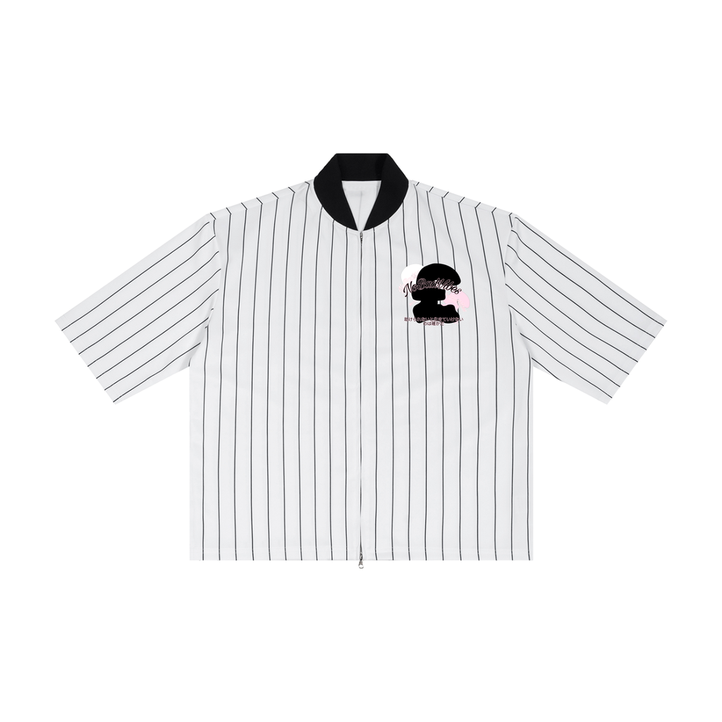 Chronicle Hill Striped Full-Zip Baseball Jersey