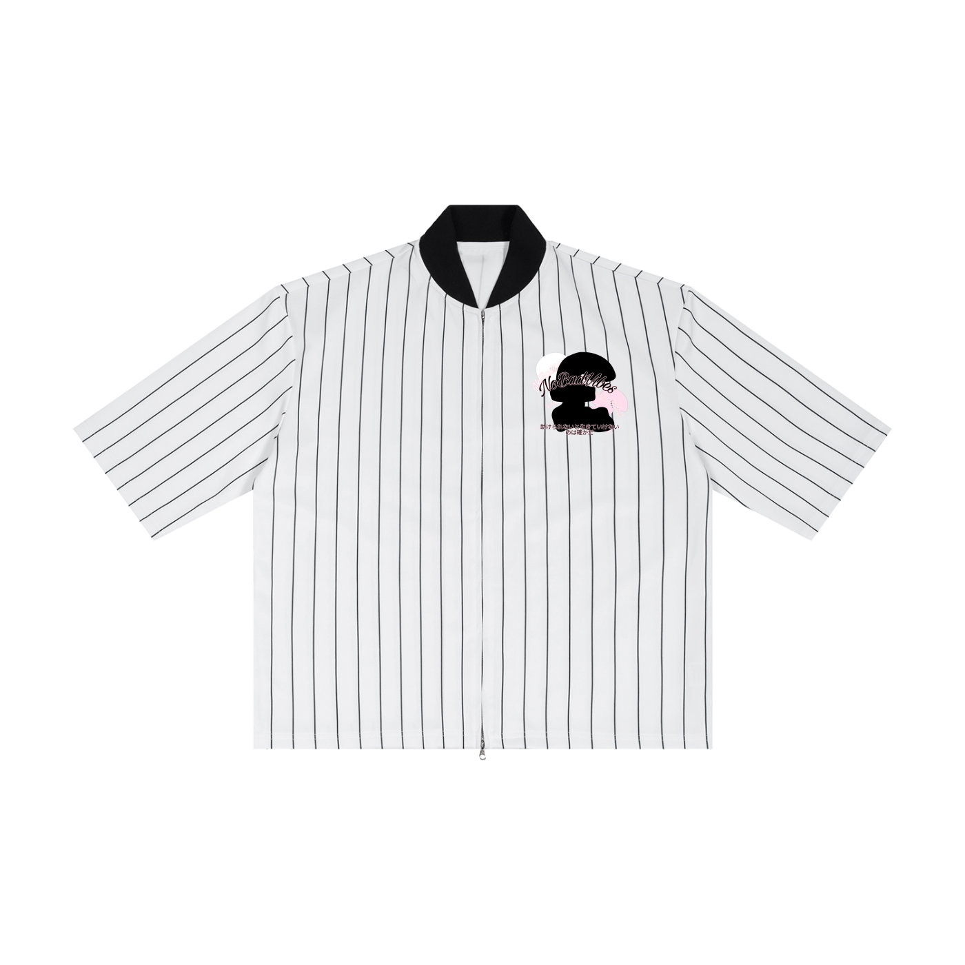 Chronicle Hill Striped Full-Zip Baseball Jersey
