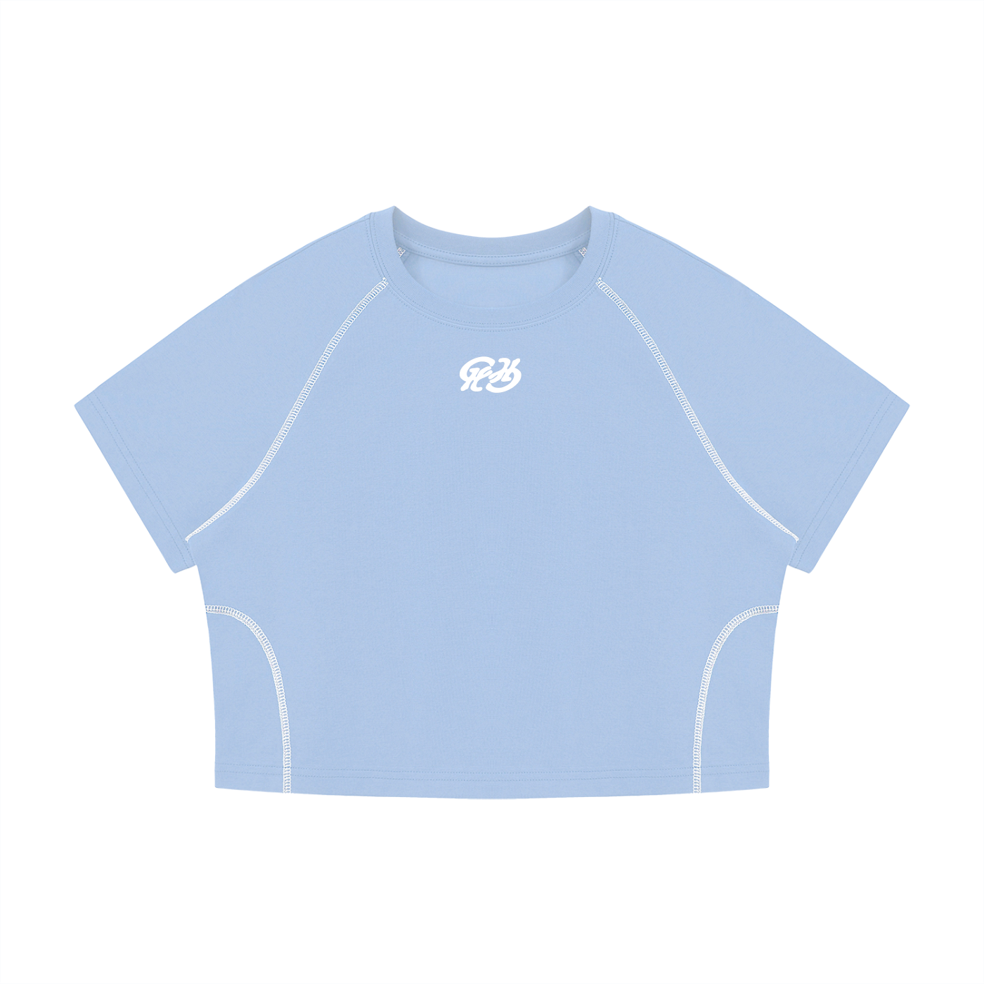 Chronicle Hill Stitch Raglan Cropped T-Shirt