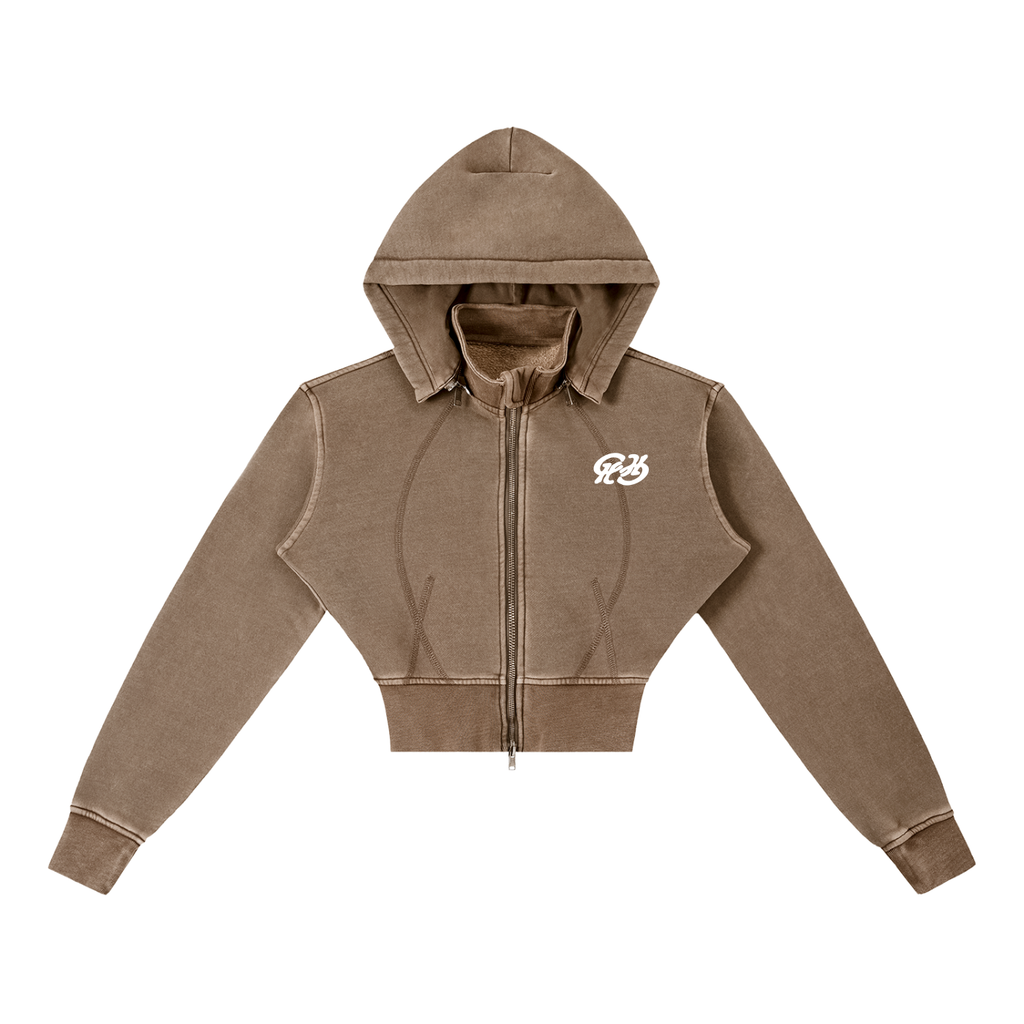 Chronicle Hill Vintage Cropped Hoodie
