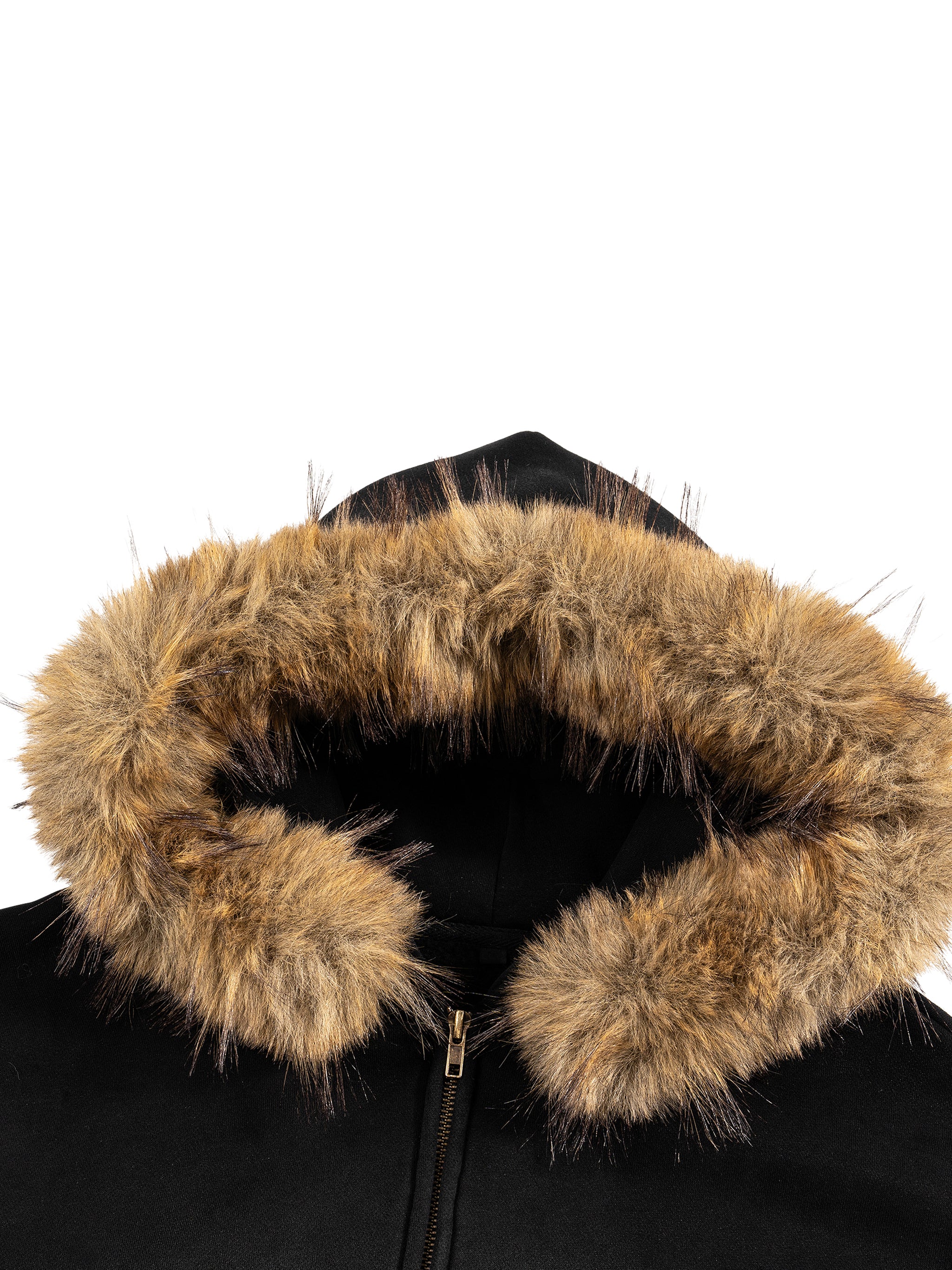 Chronicle Hill Sun Fade Detachable Fur Hoodie