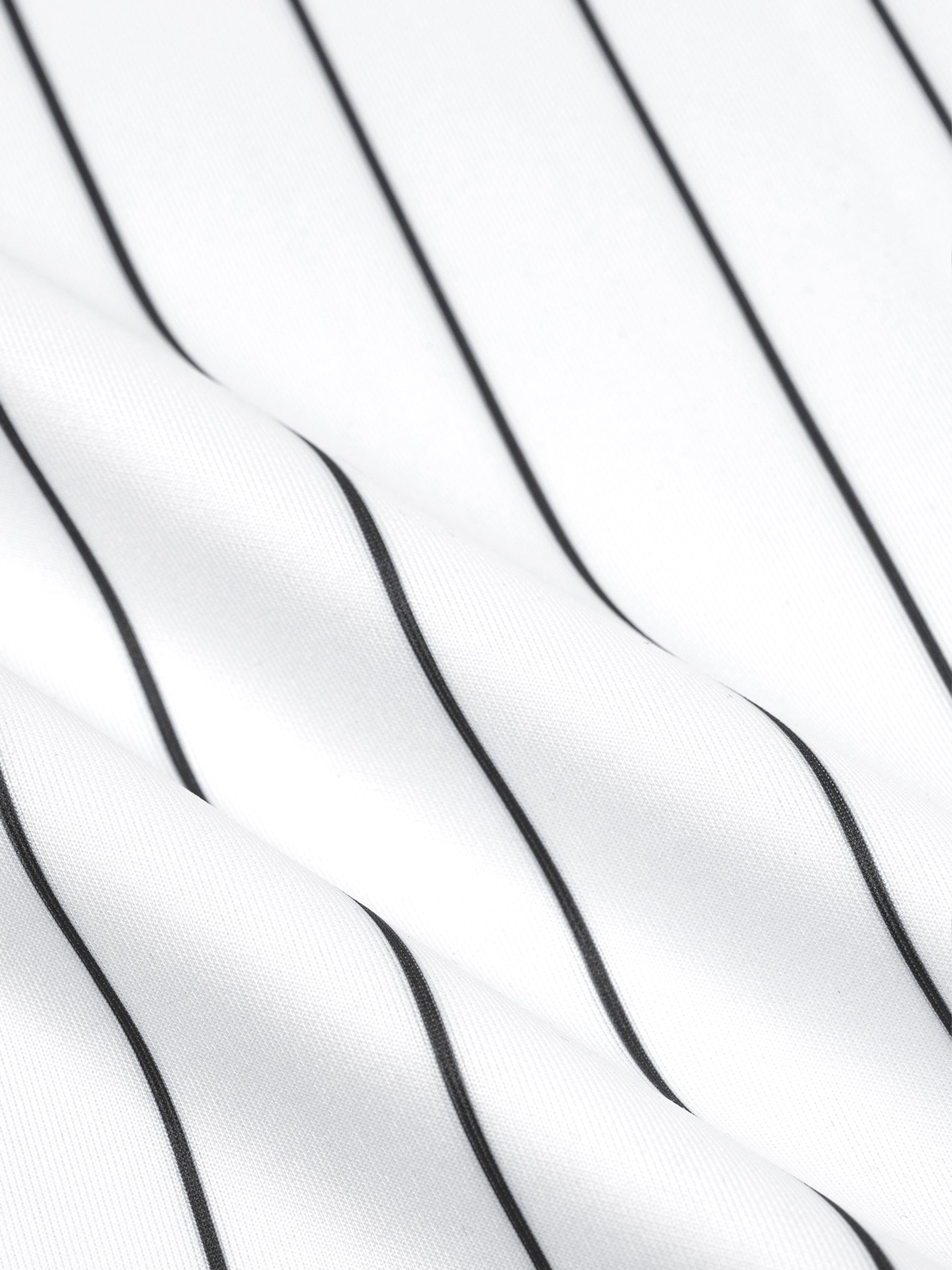 Chronicle Hill Striped Full-Zip Baseball Jersey
